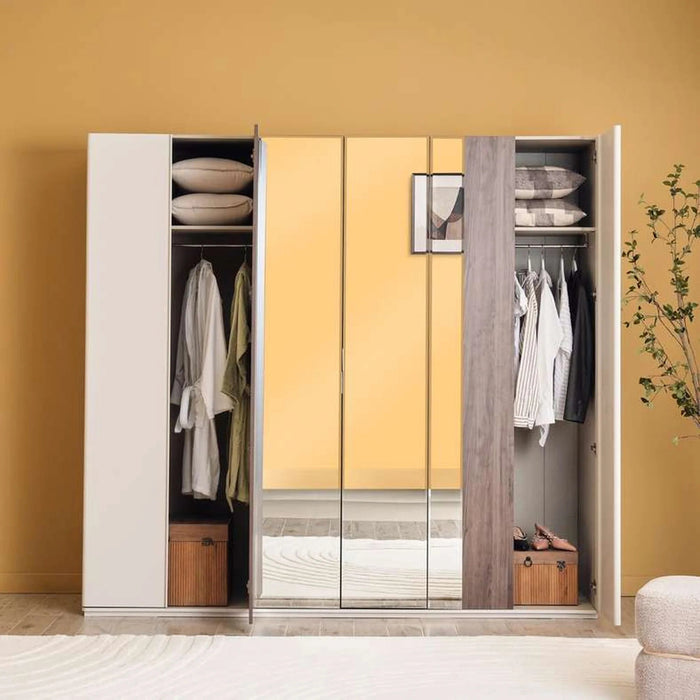 Macario 6 Door Wardrobe Pan Home
