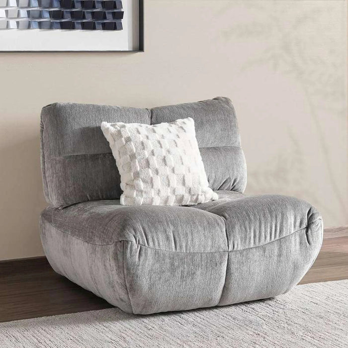 Macrame Armless Sofa Grey~Grey Pan Home