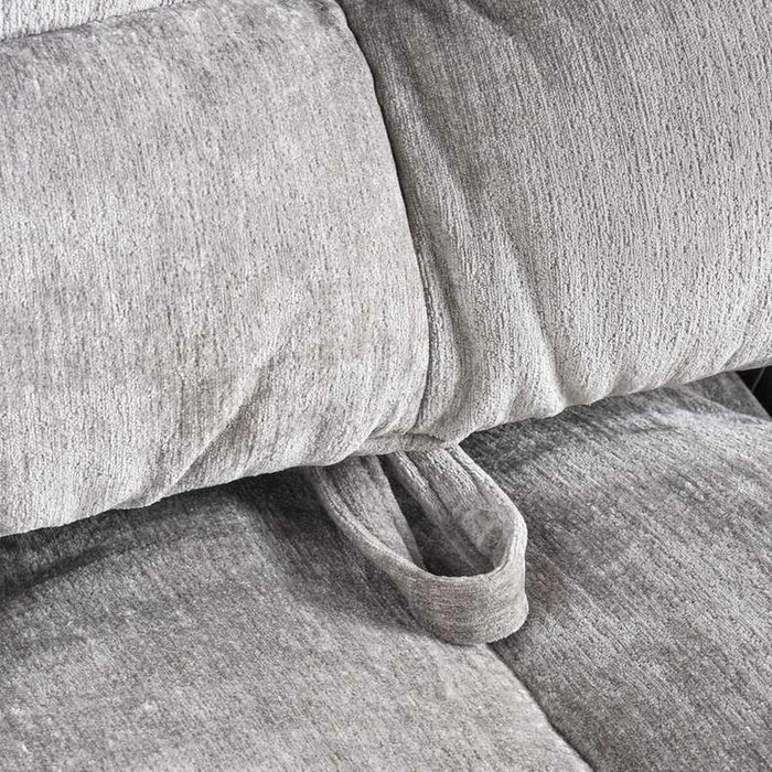 Macrame Armless Sofa Grey~Grey Pan Home