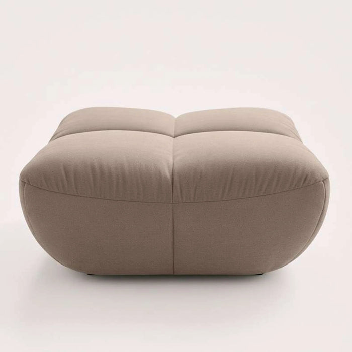 Macrame Ottoman - Beige