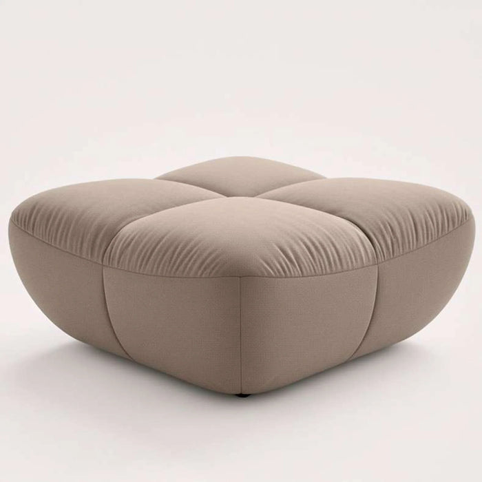 Macrame Ottoman - Beige