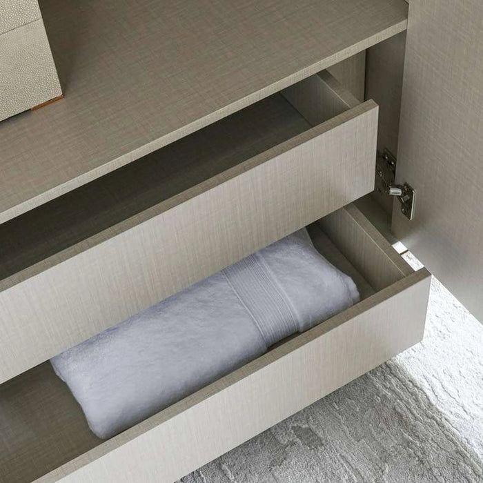 Macy 6 Door Wardrobe - Matte Cream Pan Home