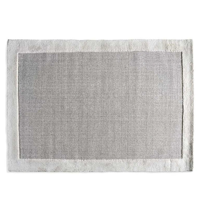 Maddison Border Handmade Premium Wool Rug 300X400Cm - Grey Pan Home