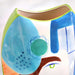 Madison Handpainted Ceramic Vase 24.3X13.5X40.5Cm - Blue Pan Home