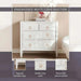 Madison Regency Kids Dresser - White Pan Home