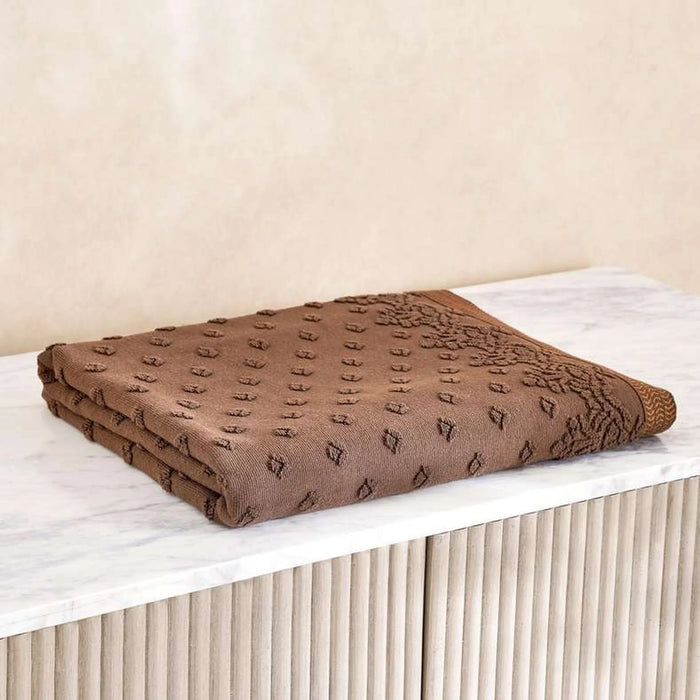 Magnolia Bath Sheet 90X150Cm - Brown