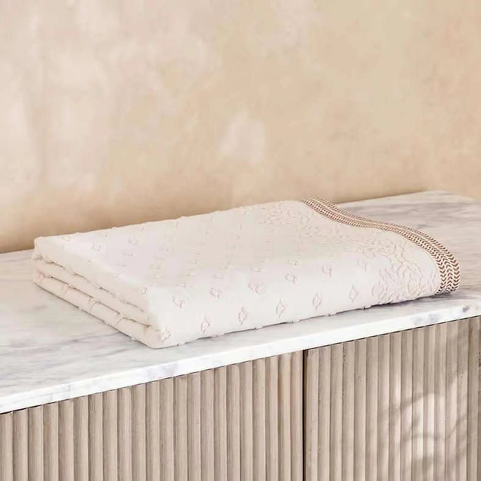 Magnolia Bath Sheet 90X150Cm - Cream