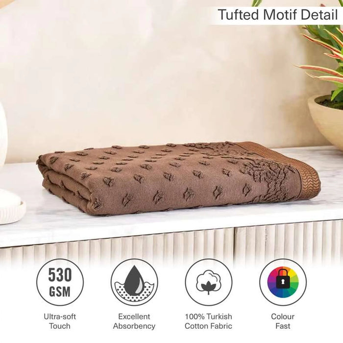 Magnolia Bath Towel 70X140Cm - Brown