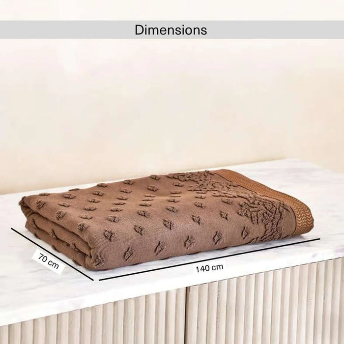 Magnolia Bath Towel 70X140Cm - Brown