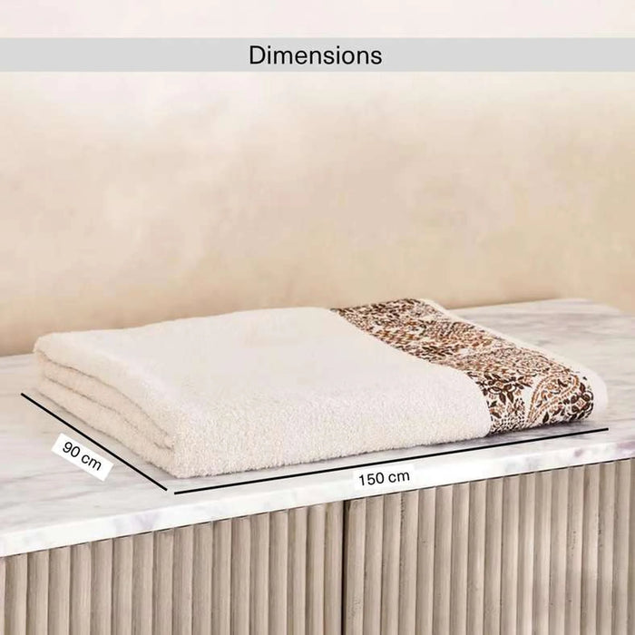 Magnolia Ethena Bath Sheet 90X150Cm -  Brown