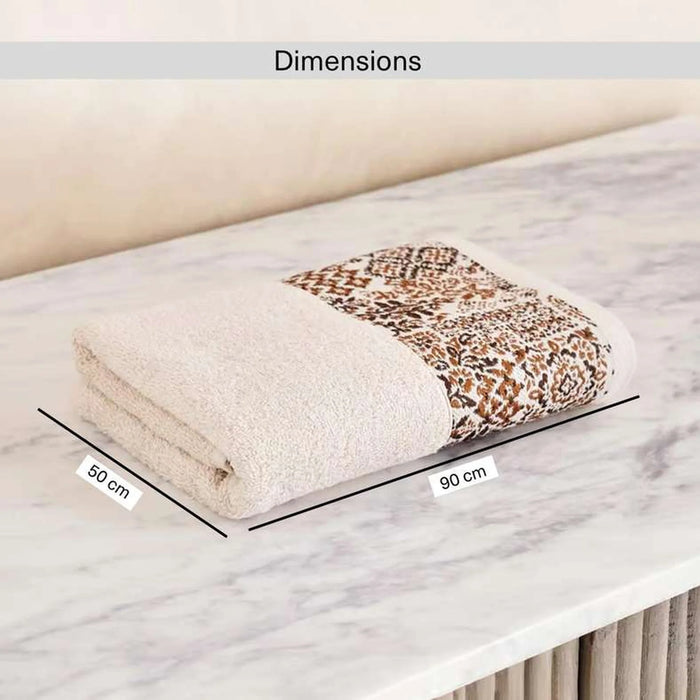 Magnolia Ethena Hand Towel 50X90Cm - Brown