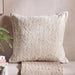 Magnolia Hand Embroidered Down Alternative Filled Cushion 50X50Cm - Ivory Pan Home