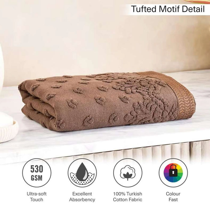 Magnolia Hand Towel 50X90Cm - Brown