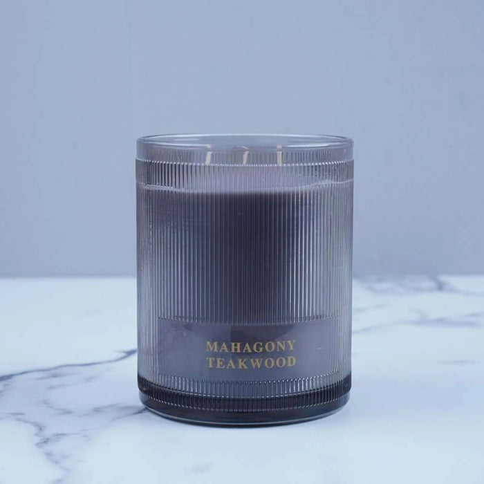 Mahagony-Teakwood Jar Candle 438Gm