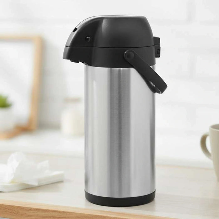 Mahnaz Stainless Steel Airpot Dispenser 2.5L -Chrome