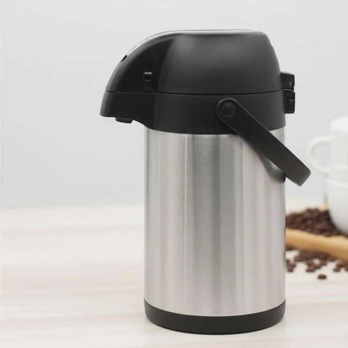 Mahnaz Stainless Steel Airpot Dispenser 5L -Chrome