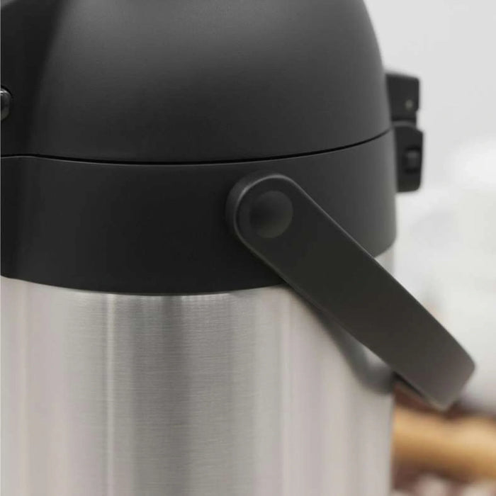 Mahnaz Stainless Steel Airpot Dispenser 5L -Chrome