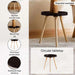 Maison Accent Table Wood - Black & Natural Pan Home