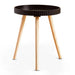 Maison Accent Table Wood - Black & Natural Pan Home