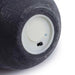 Majestic Led Wax Ball Shape Candle With Rustic Surface - Matt Black Pan Home
