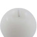 Majestic Led Wax Ball Shape Candle With Rustic Surface - White Pan Home