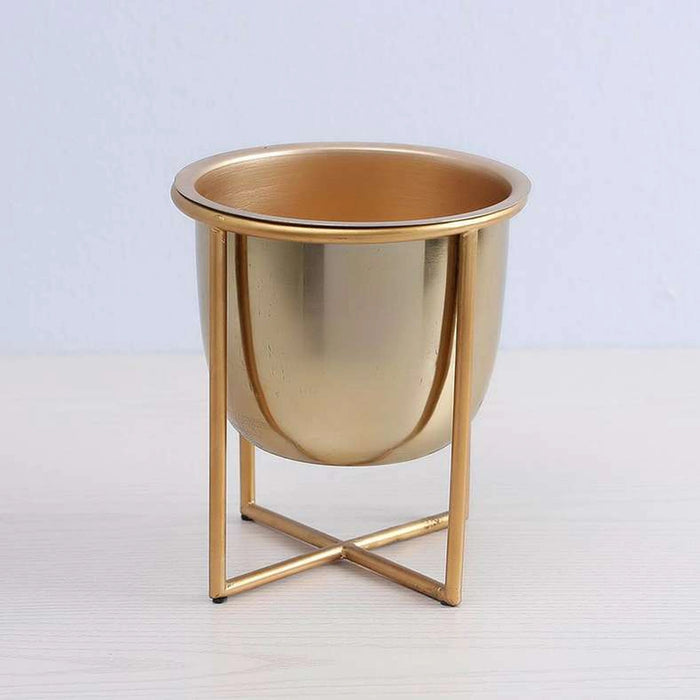 Majjis Metal Planter Gold