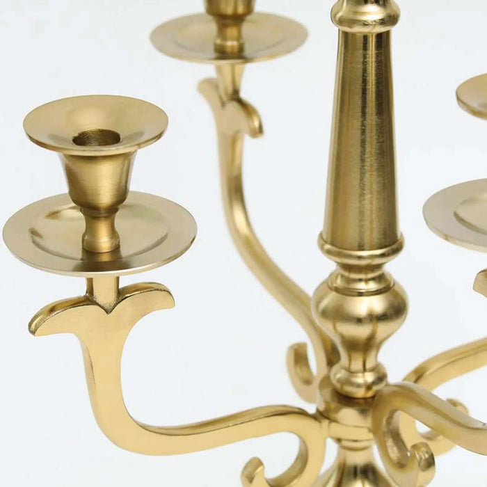 Malakiun 5Arm Candle Holder 40X40X47Cm-Gold
