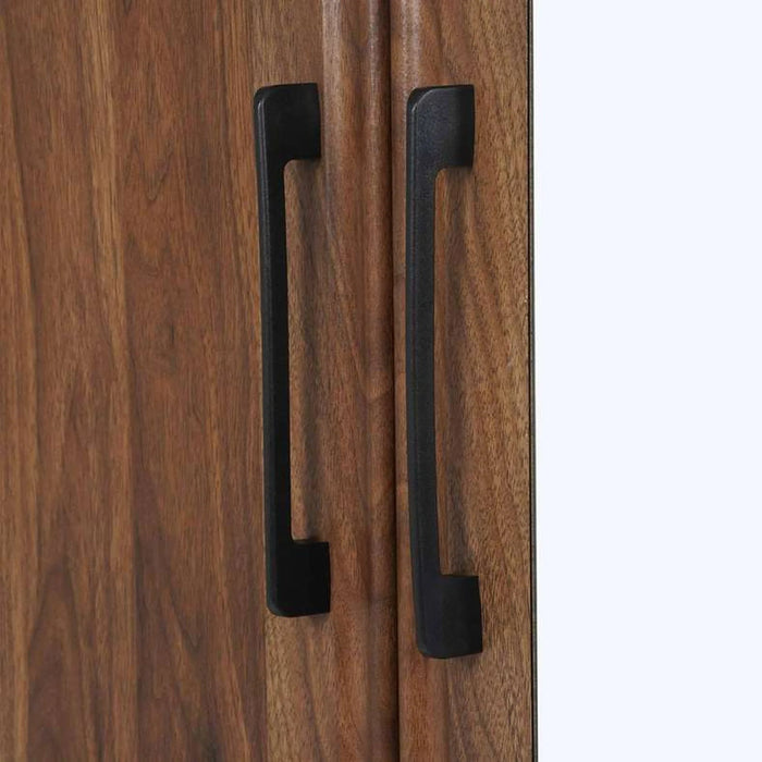 Malathi Kids 3 Door Wardrobe 2 Drawers With Mirror Mdf - Walnut