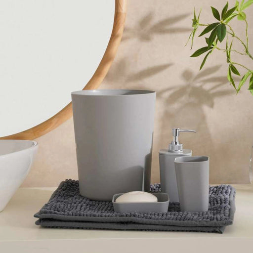Maldon 5 Pieces Bathroom Accessory Set - Grey Pan Home