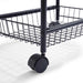 Malgo 3-Tier Kitchen Trolley 70.5Cm - Black Pan Home