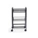 Malgo 3-Tier Kitchen Trolley 70.5Cm - Black Pan Home