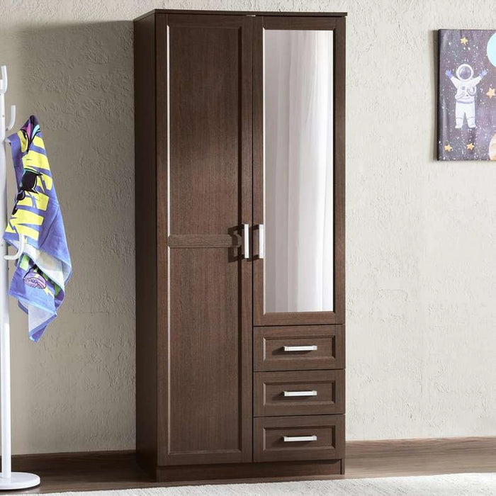 Malmo 2 Door Wardrobe Browm