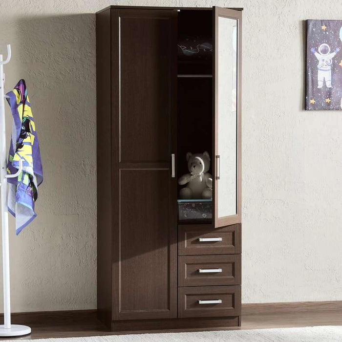 Malmo 2 Door Wardrobe Browm