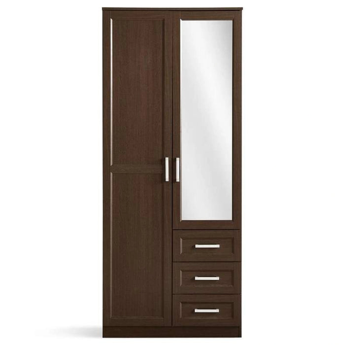 Malmo 2 Door Wardrobe Browm