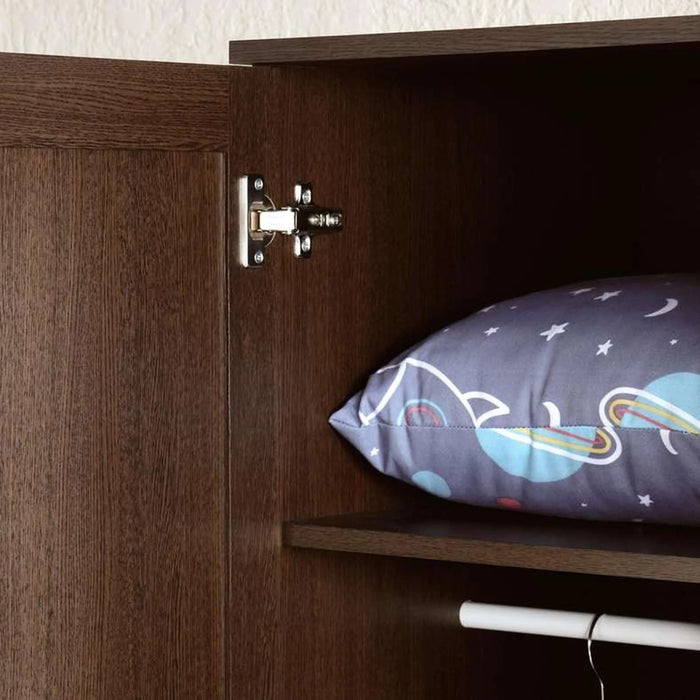 Malmo 3 Door Wardrobe - Brown