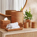 Manila Rattan Cotton Jar -9X9X11Cm- Natural Pan Home
