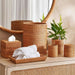 Manila Rattan Tissue Box Holder 14X14X14Cm-Natural Pan Home