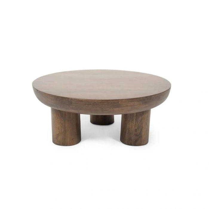 Mansel Coffee Table Solid Wood - Brown Pan Home
