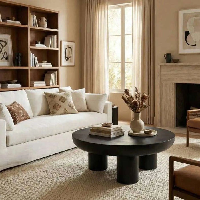 Mansel Coffee Table Wood - Black
