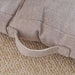Marbella Water Repellant Outdoor Filled Floor Cushion 40X40X5Cm - Grey Pan Home