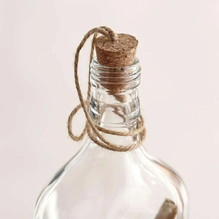 Maren Glass Decor Bottle 9X5X25Cm - Clear Pan Home