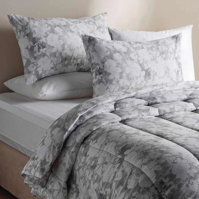 Margaret 3-Piece Full Comforter Set 160X220Cm - Grey Pan Home