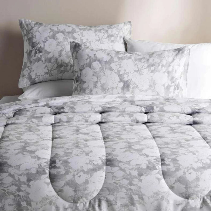 Margaret 3-Piece Full Comforter Set 160X220Cm - Grey Pan Home