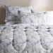 Margaret 3-Piece Full Comforter Set 160X220Cm - Grey Pan Home