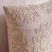 Mariah Embroidered Down Alternative Filled Cushion 50X50Cm - Beige Pan Home