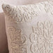 Mariah Embroidered Down Alternative Filled Cushion 50X50Cm - Natural Pan Home