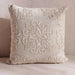 Mariah Embroidered Down Alternative Filled Cushion 50X50Cm - Natural Pan Home