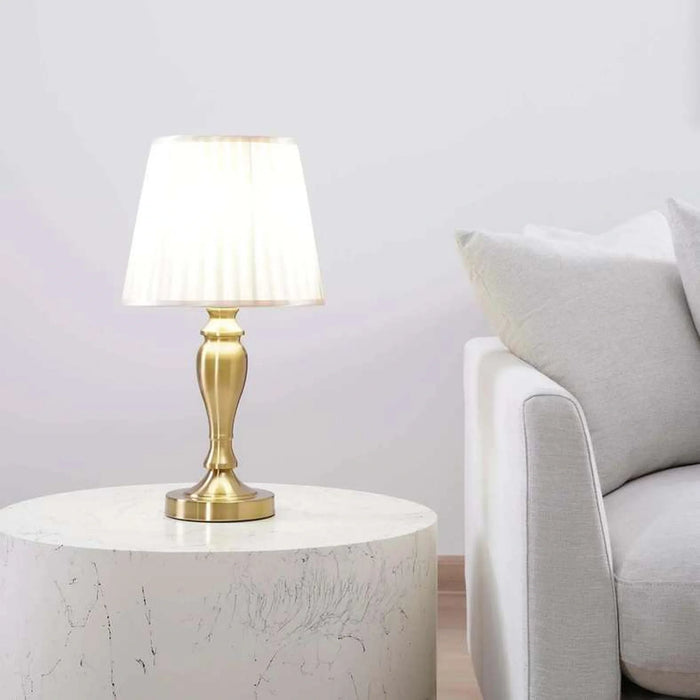 Maribel E27 Table Lamp Dia 28X55Cm - Brass