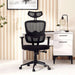 Marics Office High Back Chair Mesh Fabric - Black Pan Home