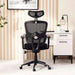 Marics Office High Back Chair Mesh Fabric - Black Pan Home
